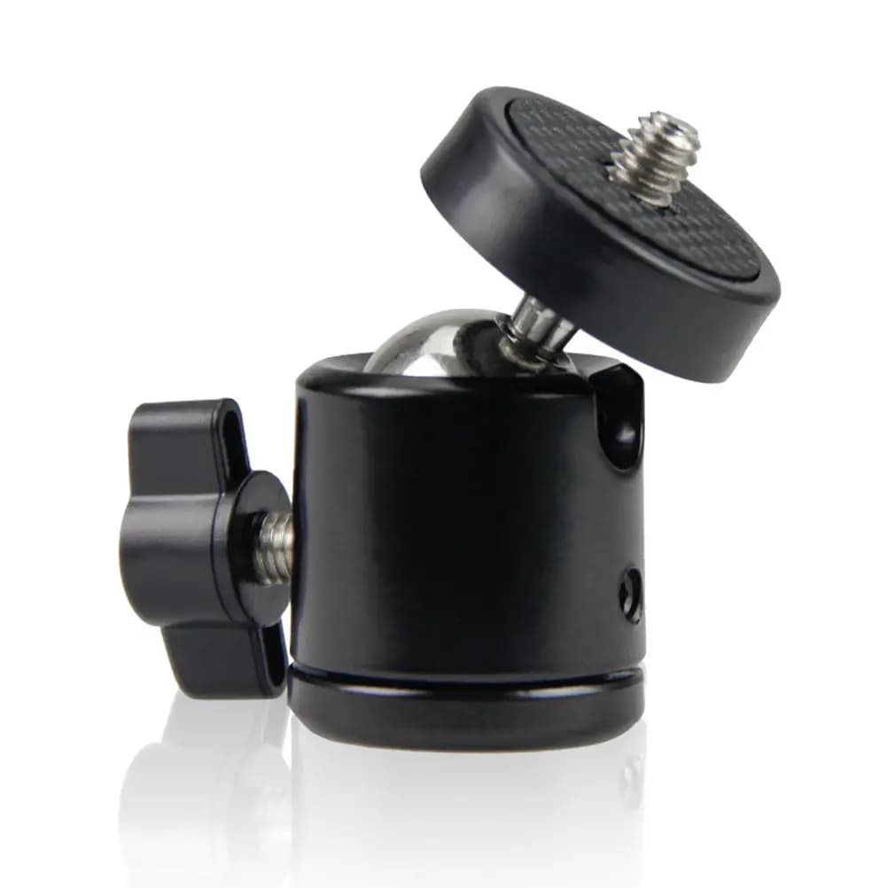 2 Professional Ball Head Parts for Aluminum Alloy Camera, Adjustable from 30 to 90 Degrees for Treppiede and Monopiede, with Scale Overview