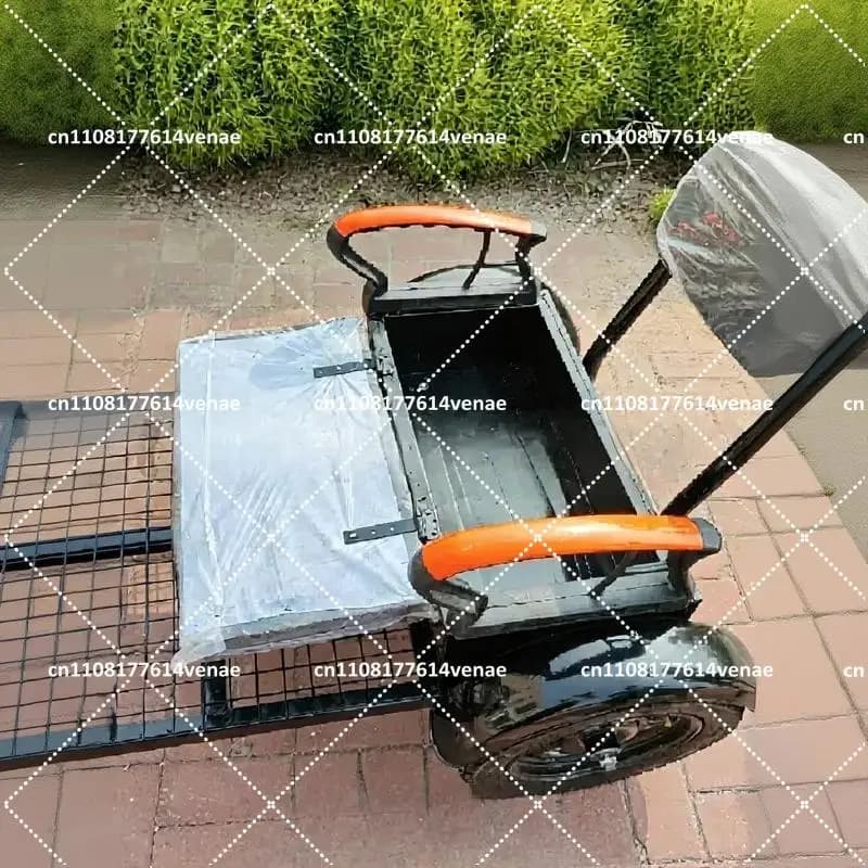 Electric Bicycle Motorcycle Trailer for Pets Outdoor Small Cargo Carrier