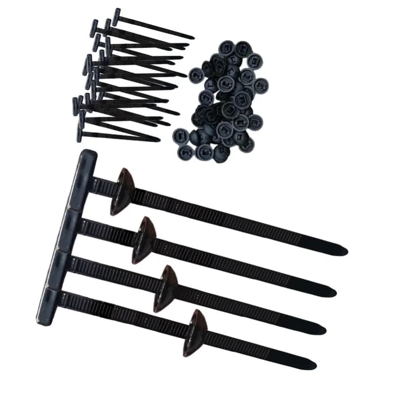 100 Set Nylon Cable Ties Set Weatherproof Self Locking Self Locking Cable Tie For Home Garage Vehicle Repair
