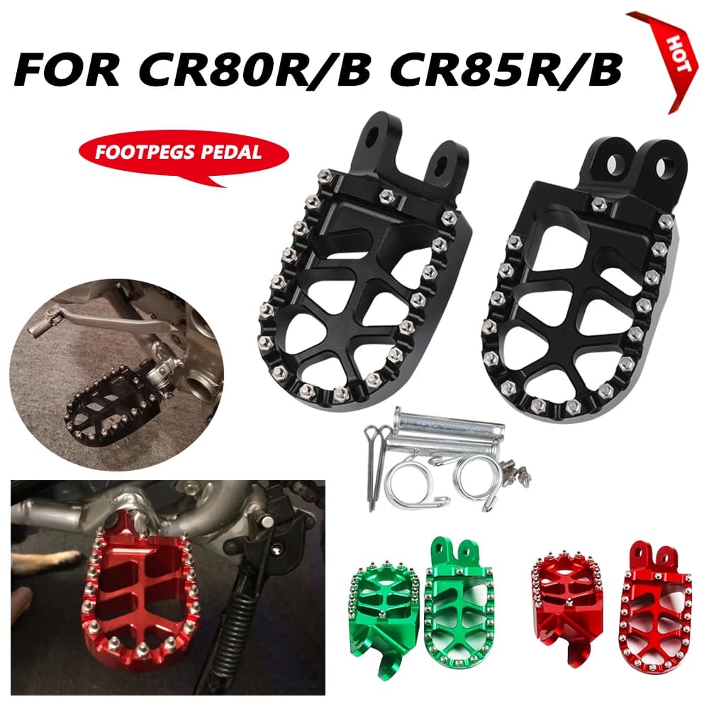 Per Honda CR80R CR80RB CR 80R 80RB 1996-2002 CR85R CR85RB CR 85R 2003 -2007 Accessori Poggiapiedi Pedane Pedane Resto Pedale