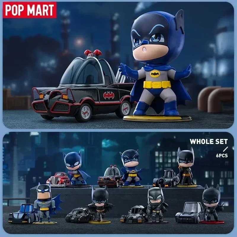 POPMART DC BATMAN 85th Anniversary Series Blind Box Toys Kawaii Anime Action Figure Originale Surprise Mystery Box Bambole Regalo