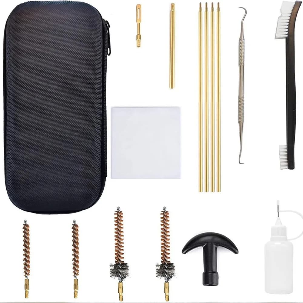 Gun Cleaning Kit Set Pistol Universal Gun Hunting Cleaning Kit Brush Gun Cleaning Set Pick Gun Tool
