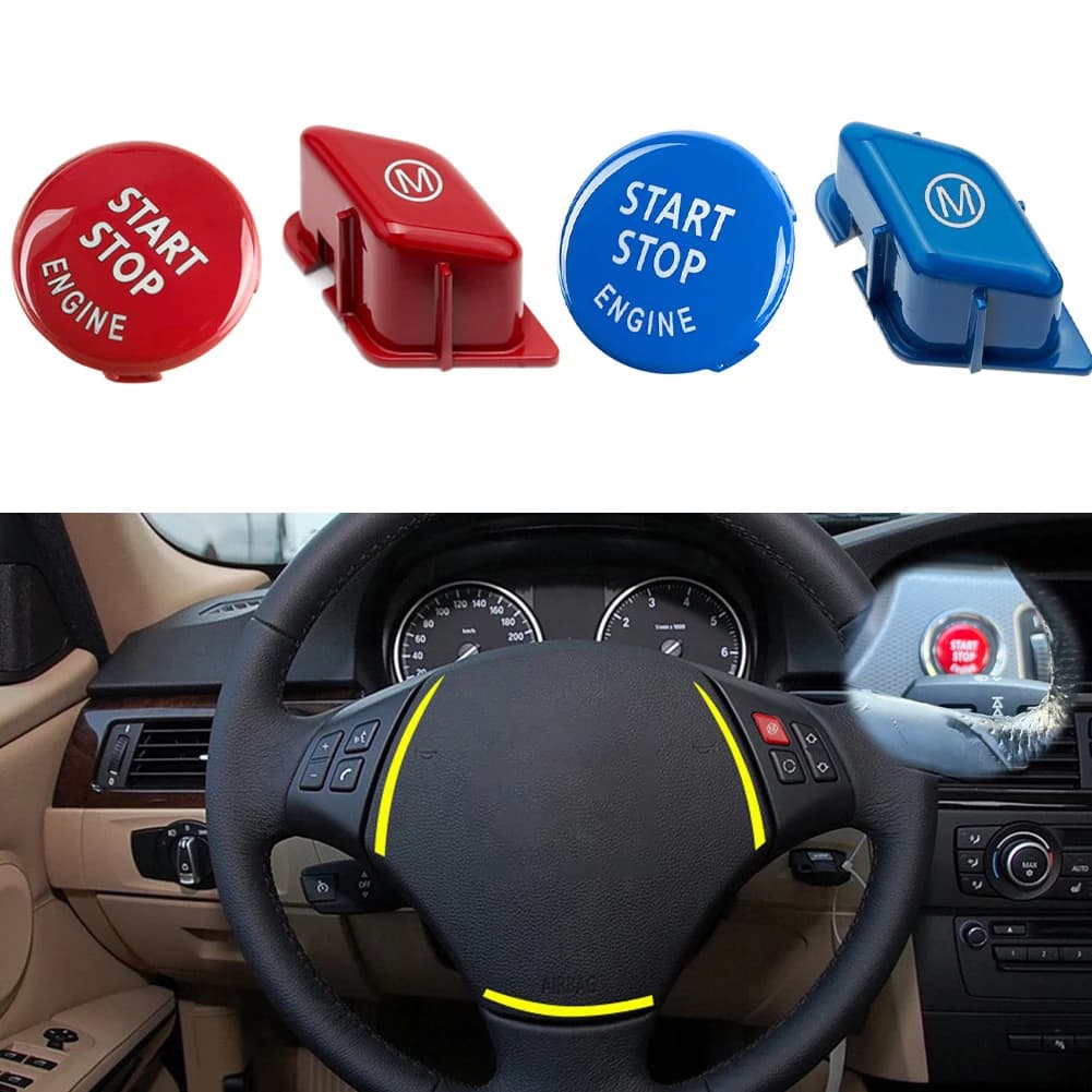 Volante per auto M modalità alfabeto e pulsante motore START Stop per BMW serie 3 X1 E90 E91 E92 E93 E84 61316959893 61316959894