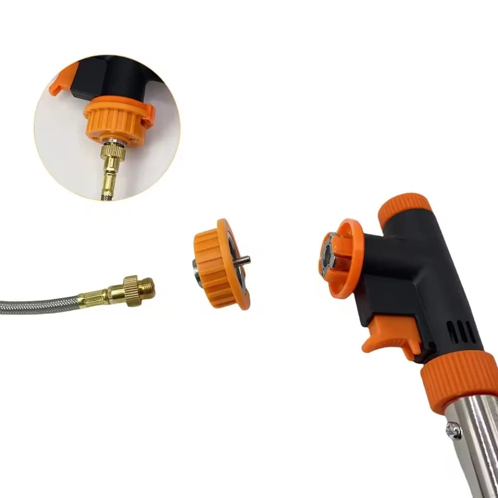 Adapter for outdoor cassette Converter for bayonet thread Converter for gas tank with thread for camping screw Extension cable for outdoor stove connection