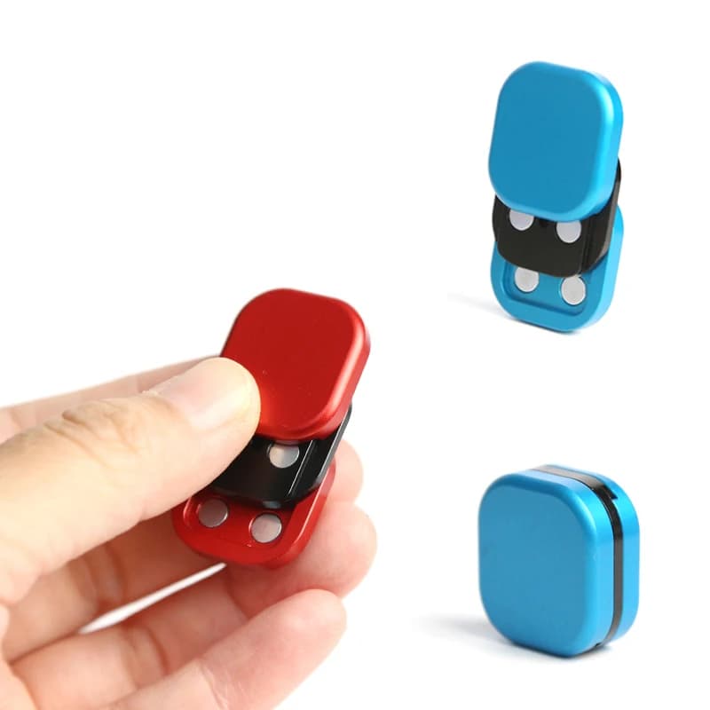 Lega di alluminio Mini 3 strati Fidget Cursore tattile Metallo EDC Agitarsi Giocattoli Anti-ansia Giocattoli da scrivania Giocattoli antistress per adulti