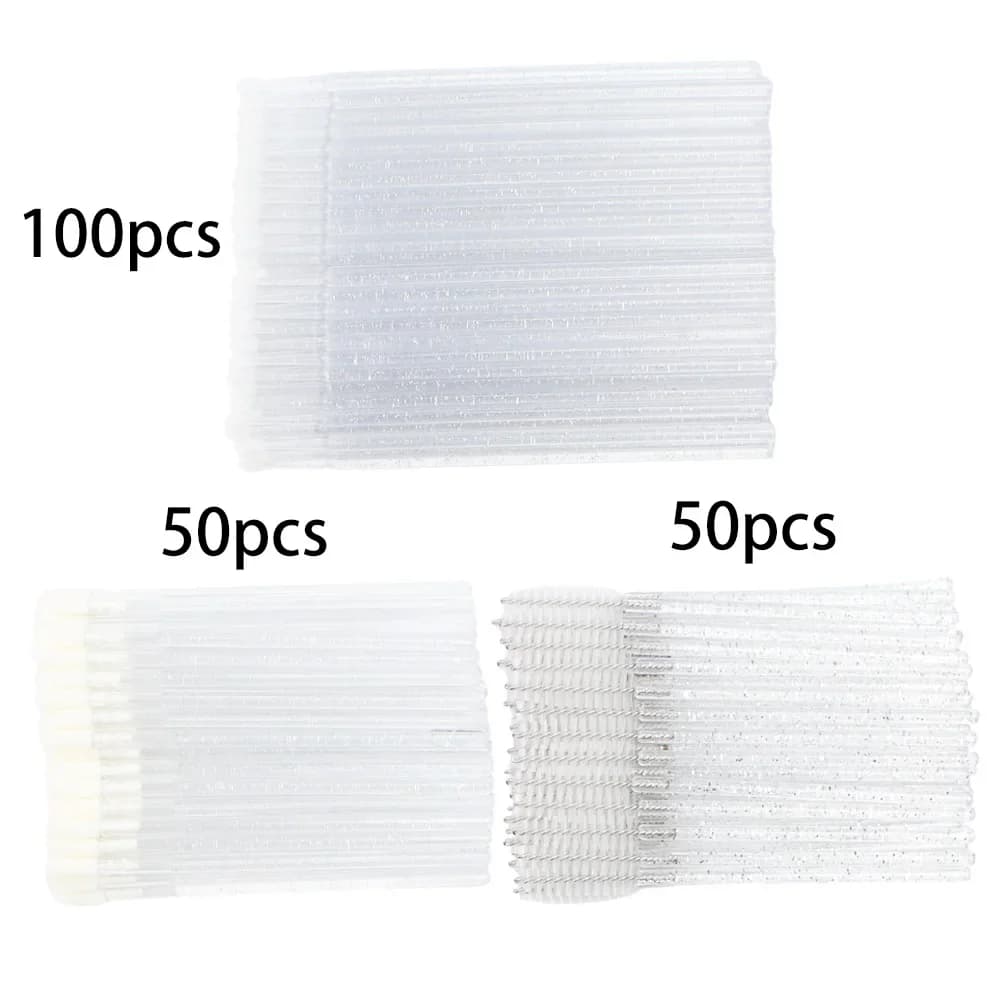 200 pcs disposable brushes lip set brushes mascara applicator micropennello tampon for extension eyelashes tools for makeup eyebrow