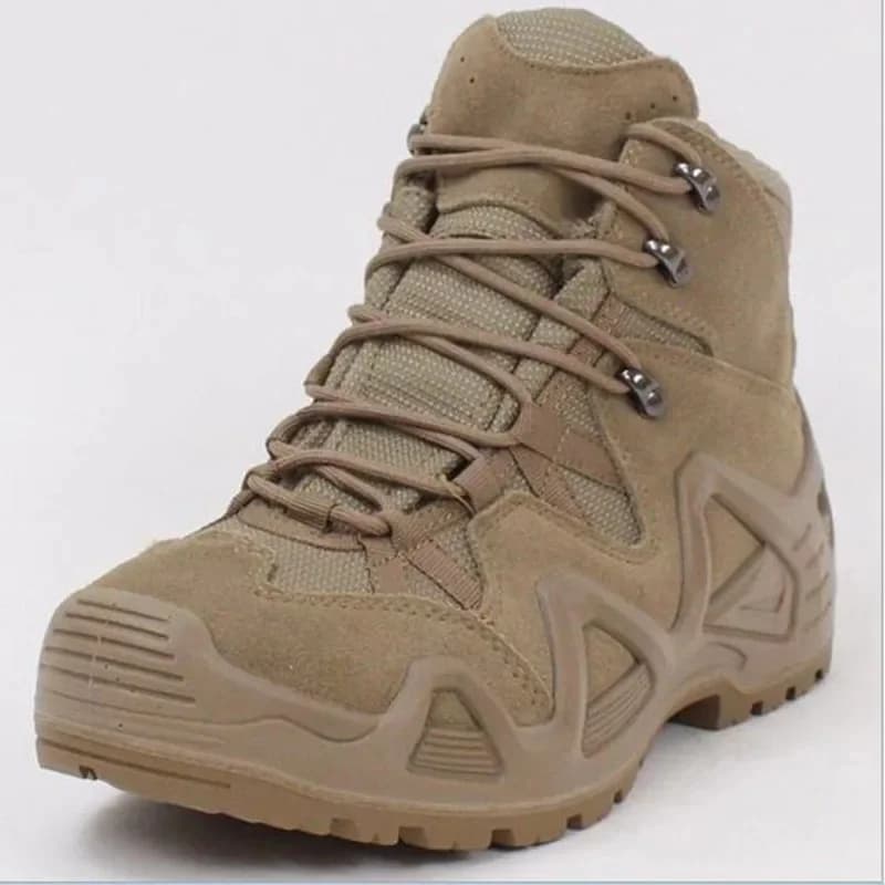 Men Tactics Combat Training Boots Male Outdoors Camping Anti-wear Rapid Response Hiking Shoes Fishing Hunting Sneakers