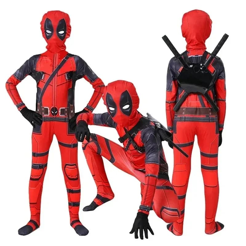 Costume anime per bambini maschera cosplay zaino tuta tuta da supereroe tuta cosplay tuta costume di Halloween bambini adulti