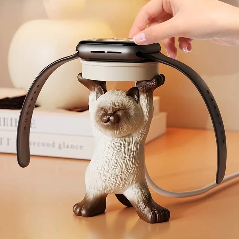 Cute Apple Watch Charger Stand Watches Charger Dock Station Bracket Support for Apple Watch Rack Iwatch Charging Cable Holder