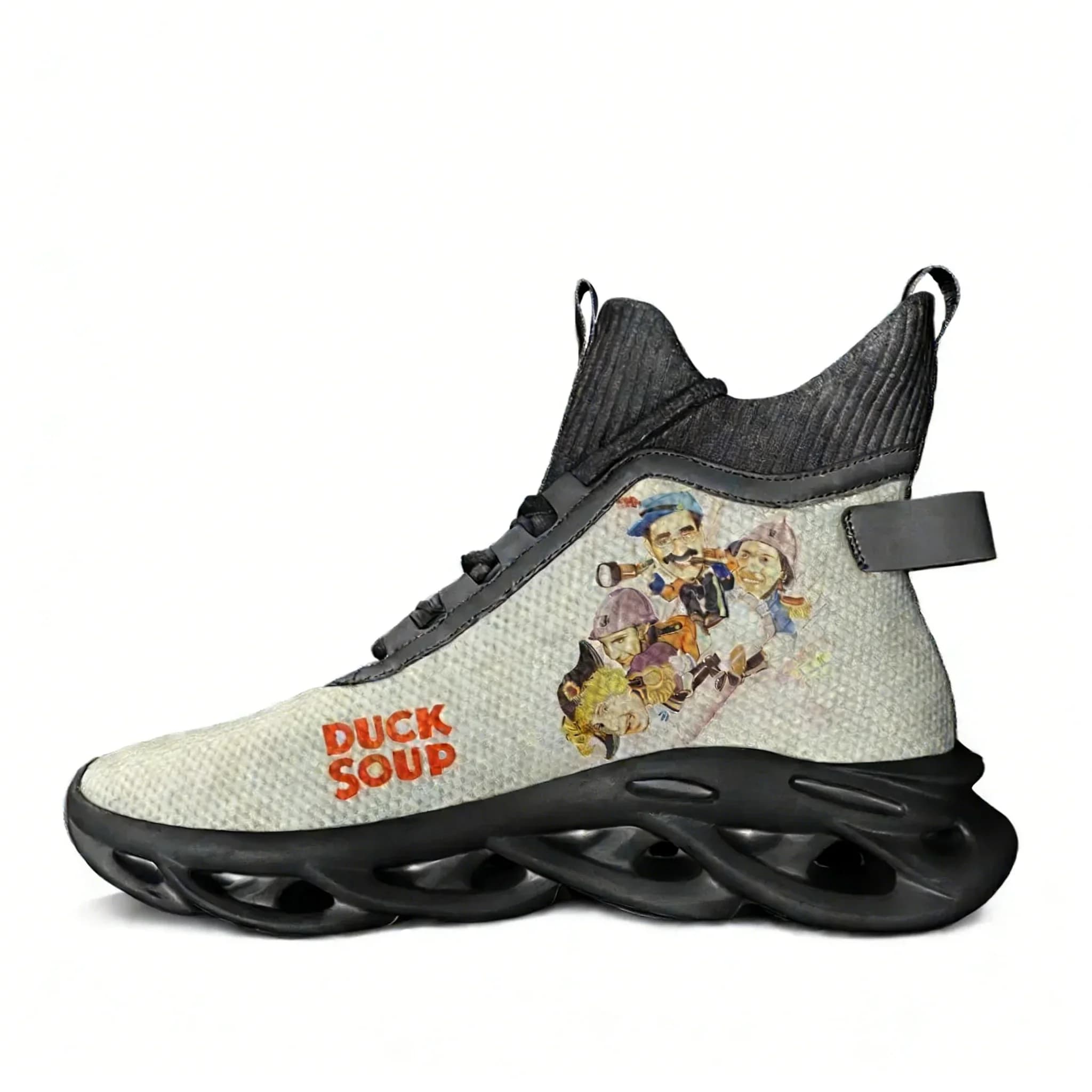 Duck Soup High Top Flats Sneakers Mens Womens Sports Shoe High Quality Fashion Sneaker Lace Up Mesh Footwear Customized Shoes
