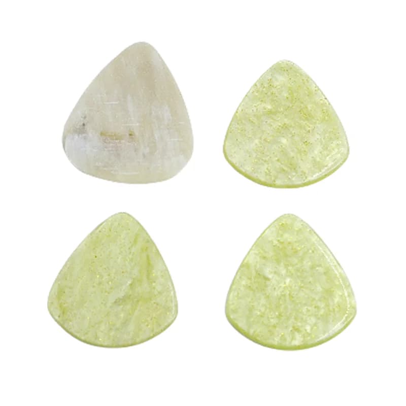Mixed Guitar Picks 4 Pack Resin Pick for Electric Acoustic Bass Guitar Parts & Accessories- Gift for Musician