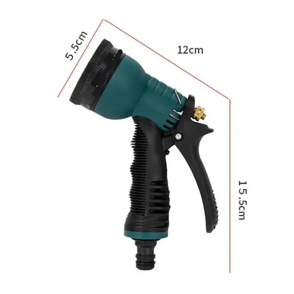 8 Functions Pressure Water Gun Car Wash Garden Adjustable Nozzle Hose Watering Gun Lawn Hose Multifunction Irrigation Sprayer