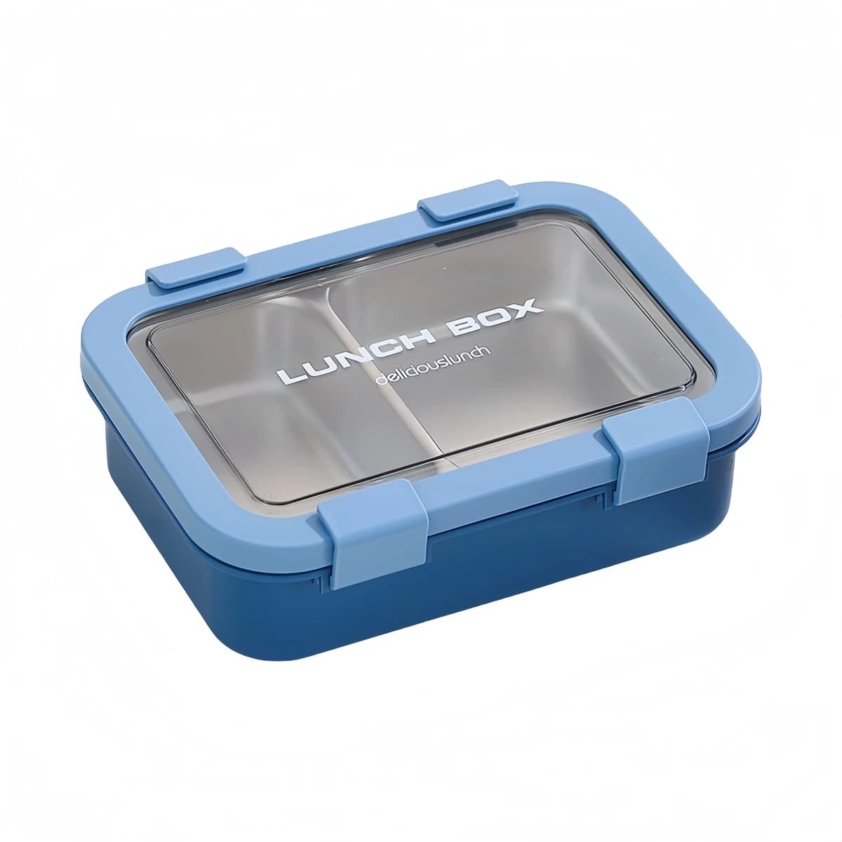 Scomparto Lunch Box Lunch Box a tenuta stagna Lunch Box in acciaio inossidabile Design vibrante Facile da pulire Sicuro senza microonde