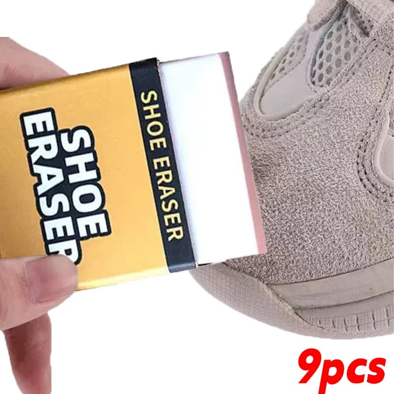 Gomma per la pulizia delle scarpe, rimozione macchie, condizionante per pelle, per stivali e sneakers, spazzole, strumento senza acqua per la pulizia delle scarpe