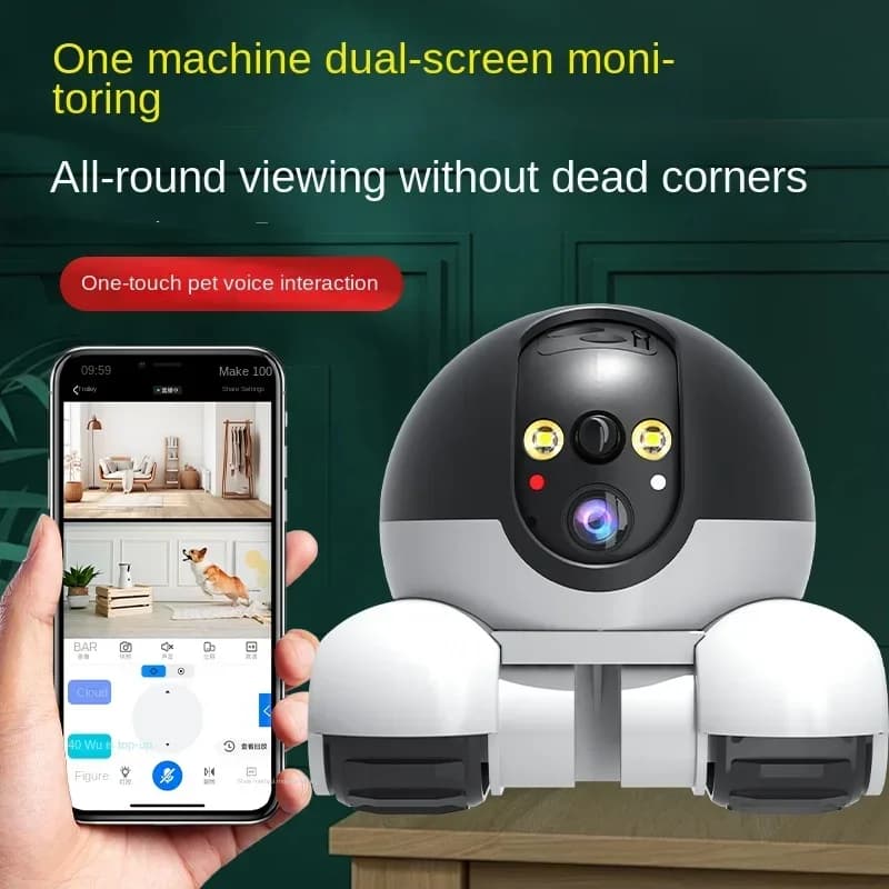 Telecamera WIFI HD 1080P PTZ Protezione di sicurezza IP Telecamera di sorveglianza Monitoraggio automatico Baby Animali domestici Monitor Smart Home