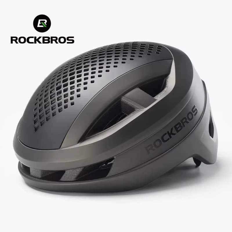 ROCKBROS Light Cycling Helmet with Magnetic Cover, Breathable, Integral, Safety Protection for Men