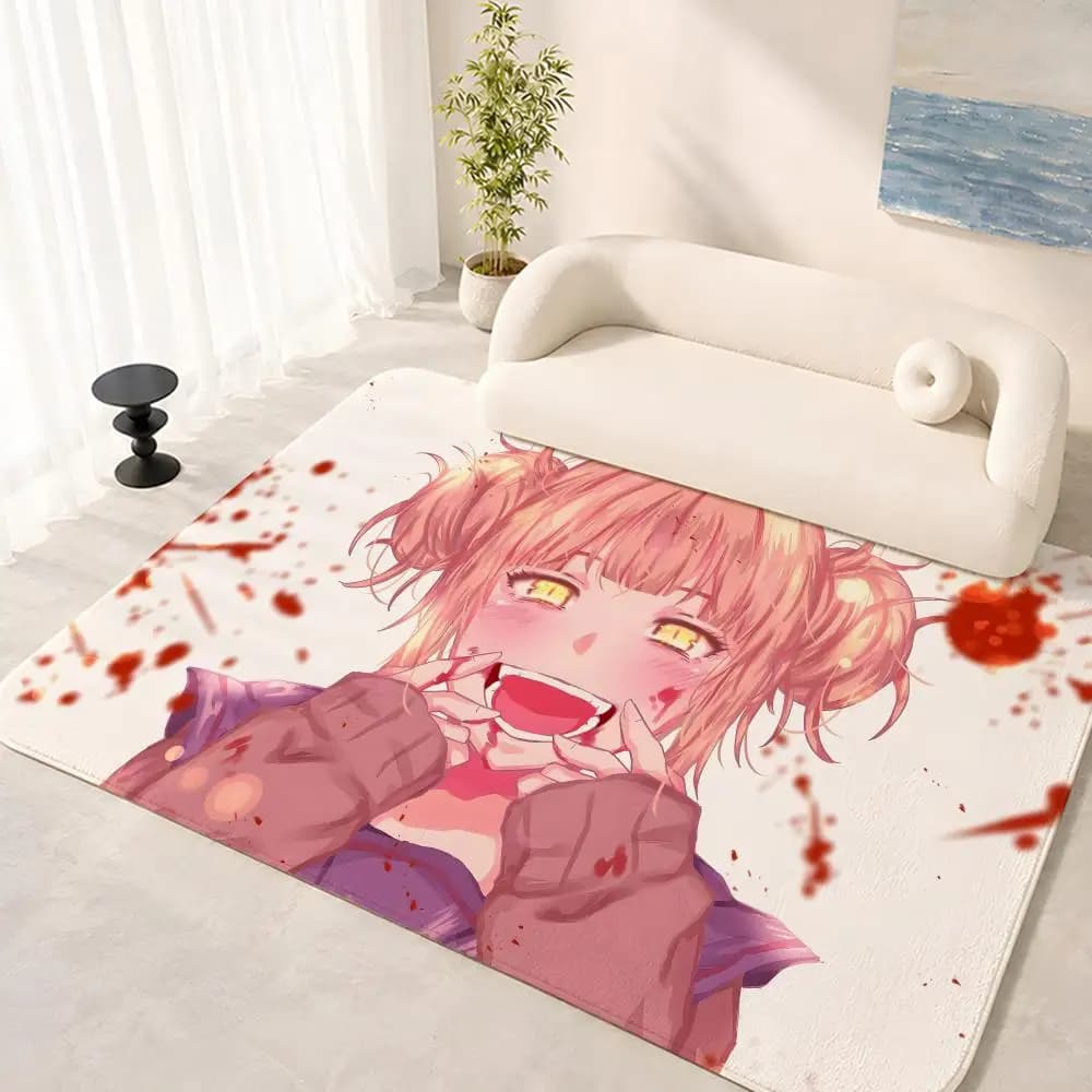 My Hero Academia Floor Mat Floor Mat Soft Flannel Non-Slip Door Rug for Living Room