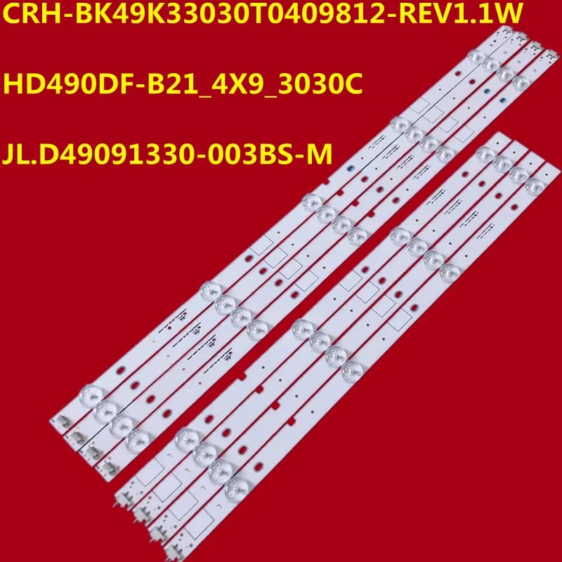 10set LED Strip For JL.D49091330-003BS-M CRH-BK49K33030T0409812-REV1.1W LED49EC520UA LED49EC550UA LED49EC620UA TH-49DX400C