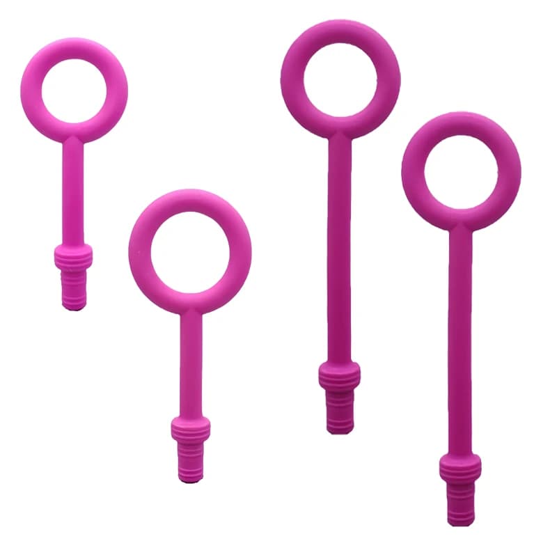 XXOO Accessori per Fascia Gun BDSM, Anello Massaggiante per Pene Maschile, Anello Vibrante in Silicone ad Alta Frequenza per Pene