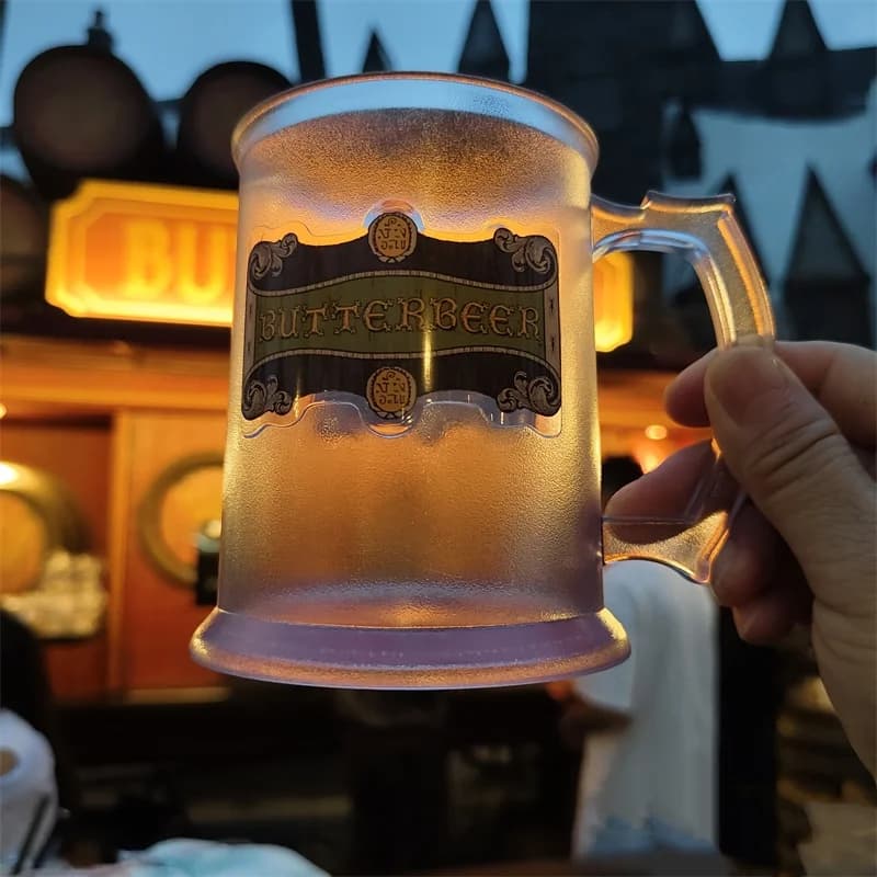 Tazza in Plastica per Birra Burro, Edizione Limitata 25° Anniversario dell'Accademia di Magia di Universal Studios, Souvenir Regalo di Compleanno