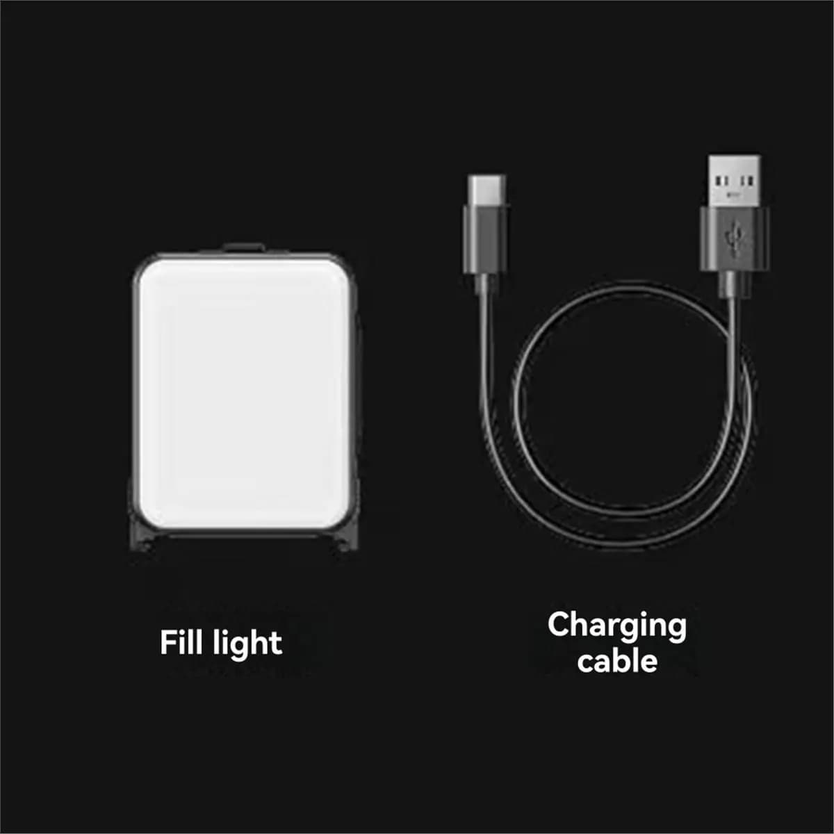 For Action 5pro 4 3 IPX5 Waterproof Fill Light 6000K Fill Light Action Camera Accessories