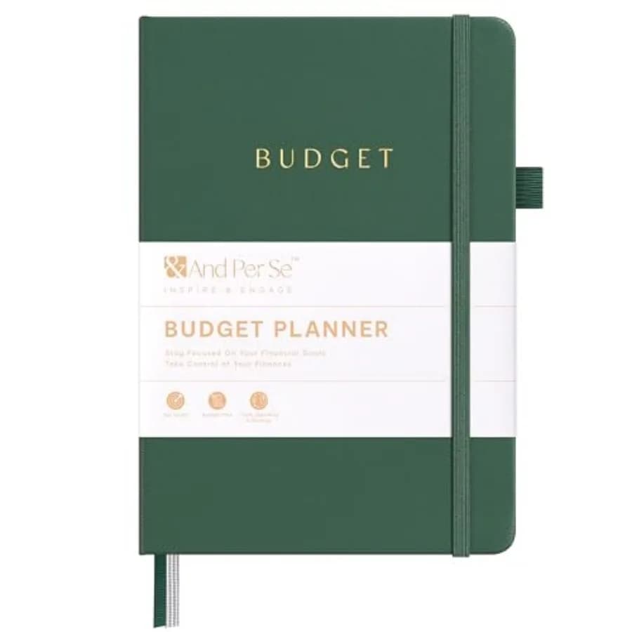 And Per Se Budget Planner, Budget Book with Expense Tracker Notebook, Undated Financial Planner and Monthly Bill Organizer to M