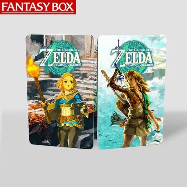TLOZ Tears of the Kingdom Fantasy Edition NS Steelcase FantasyBox (personalizzazione, cassa in acciaio, CD da gioco non incluso)