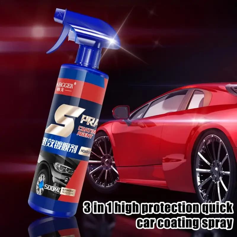 500ml 3 in 1 riparazione vernice per auto rivestimento ceramico spray nano-rivestimento rapido cera spray detergente per vernice idrofobica per autoveicoli