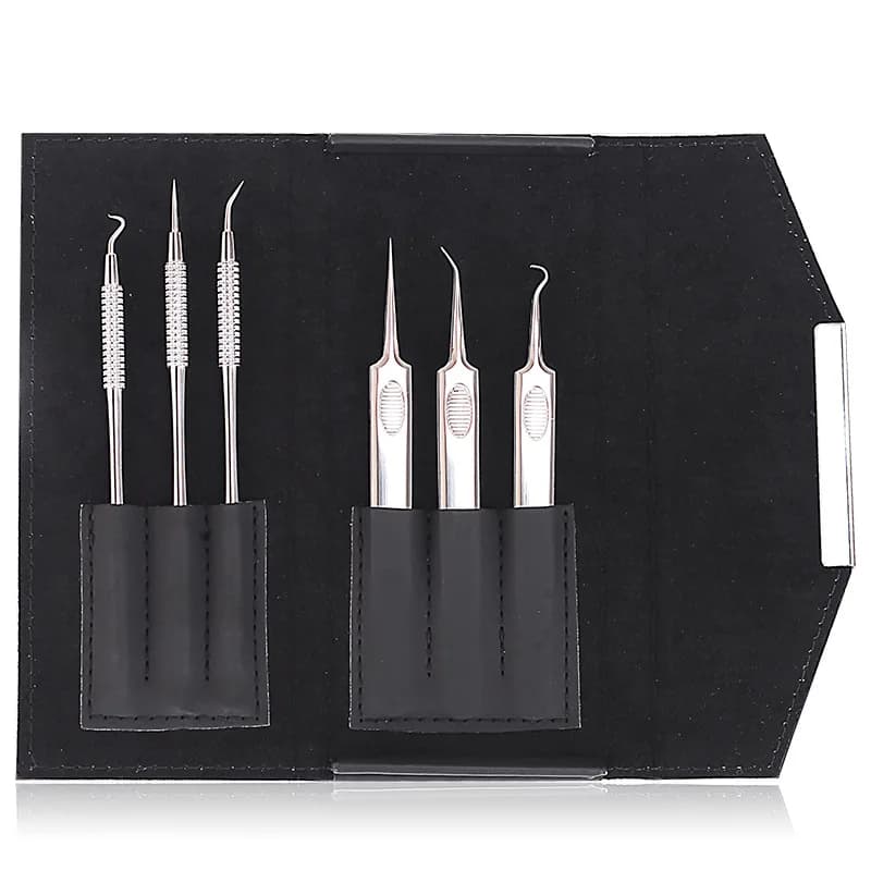 Eyelashes Extension Tweezers Storage Bag Leather Portable Organizer Case False Eyelash Tool Organizer Lashes Accessories