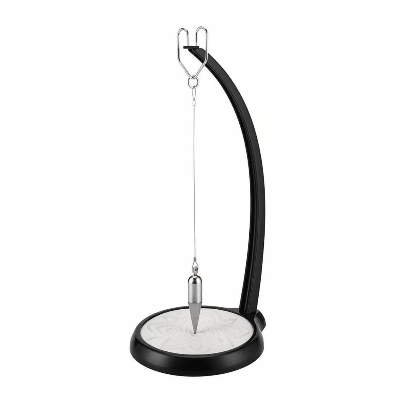 Interactive Sand Drawing Pendulum Tabletop Kinetic Ornament Modern Geometric Sand Pattern Decor for Office Workspace