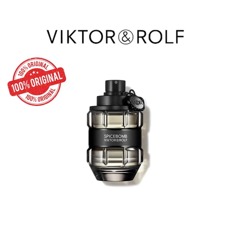 Viktor&Rolf Spicebomb Eau De Toilette Colonia Legnosa e Speziata per Uomo - con Note di Agrumi e Tabacco 90ML Persistenza