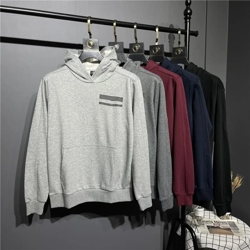 Ultra Fine Loop Company Goods Men's Hoodie Sweatshirt Casual Loose Fit Youth Trend Autumn Cotton Color Kangaroo Pocket