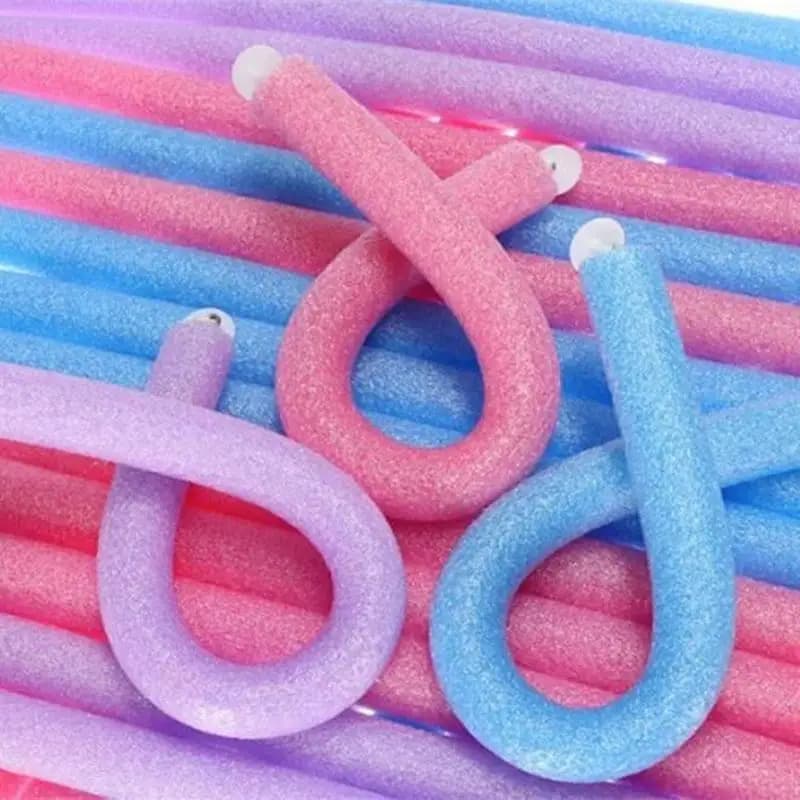 Nuovi Bigodini Riutilizzabili in Spugna 2026, 10 Pezzi in EVA e Cotone Perlato, Morbidi Arricciacapelli Fai-da-Te, Strumenti di Bellezza per Donne