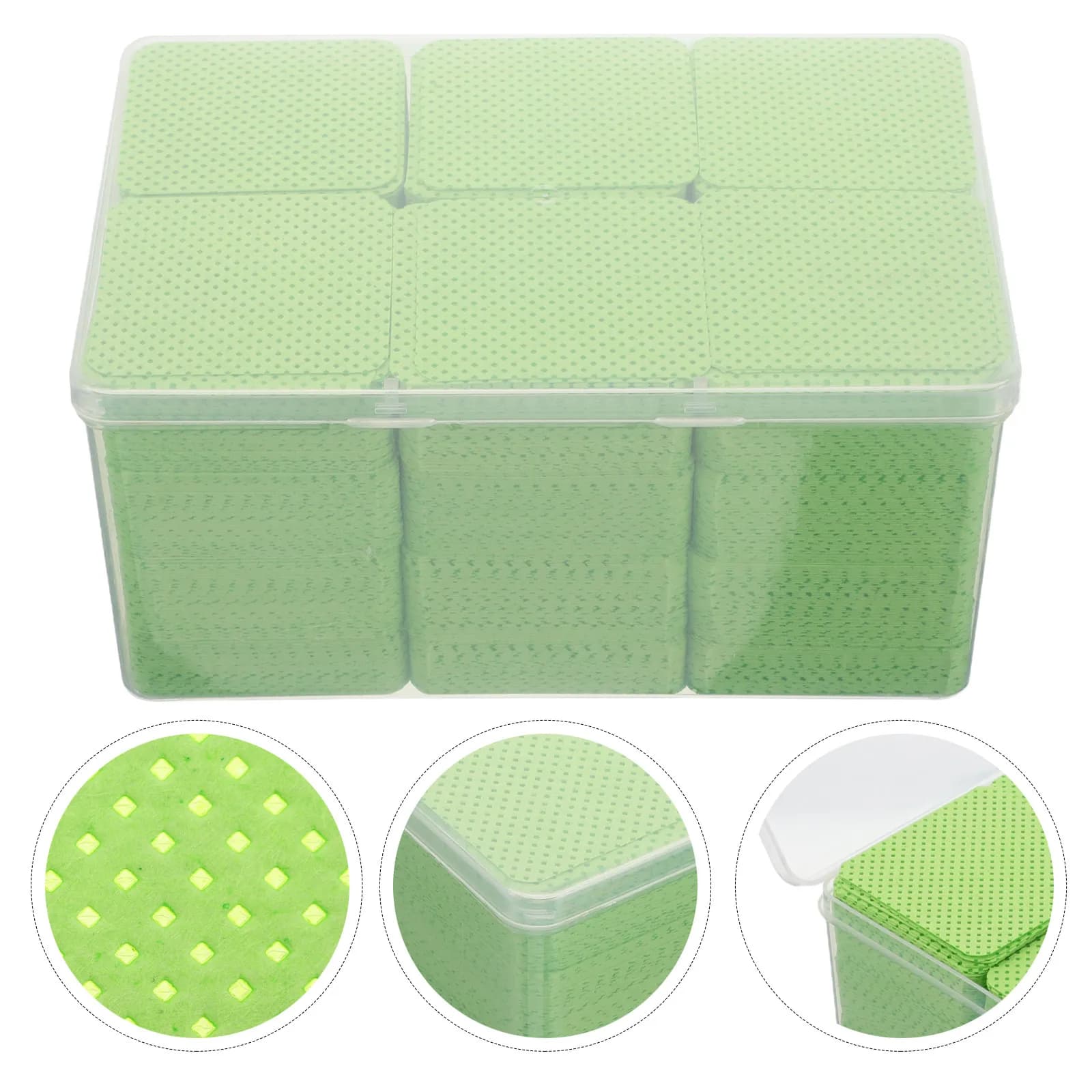 1080 pcs. cotton pads without hair removal for glue residues, for eyelash extension and nail removal