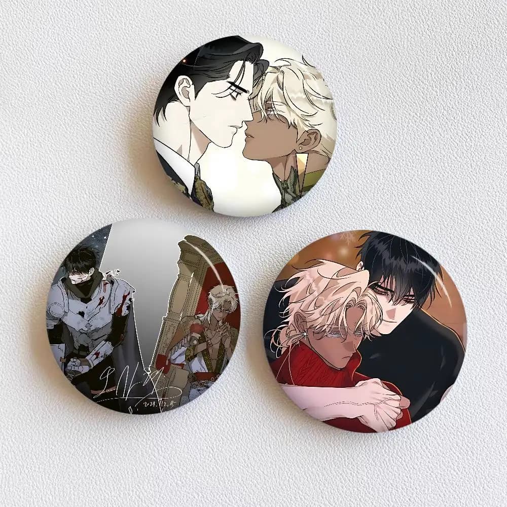 Brothers without a tomorrow bl Anime Anime Brooches Cute Cartoon Badge Jacket Jeans Lapel Pin Gift Accessorie