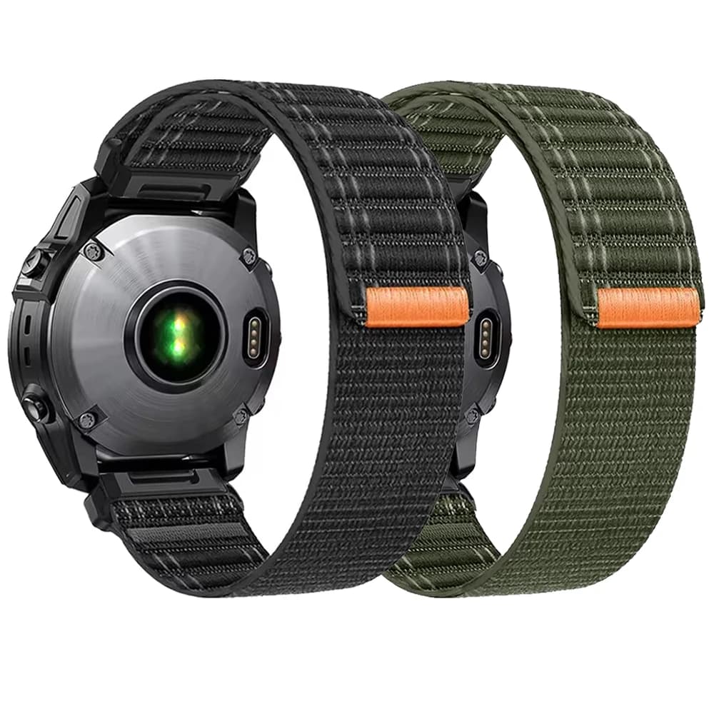Cinturino in nylon intrecciato QuickFit 22mm 26mm per Garmin Fenix E 8pro 7 7X 6 6X 5 5X Plus/Enduro 3/MARQ/Forerunner 970 965