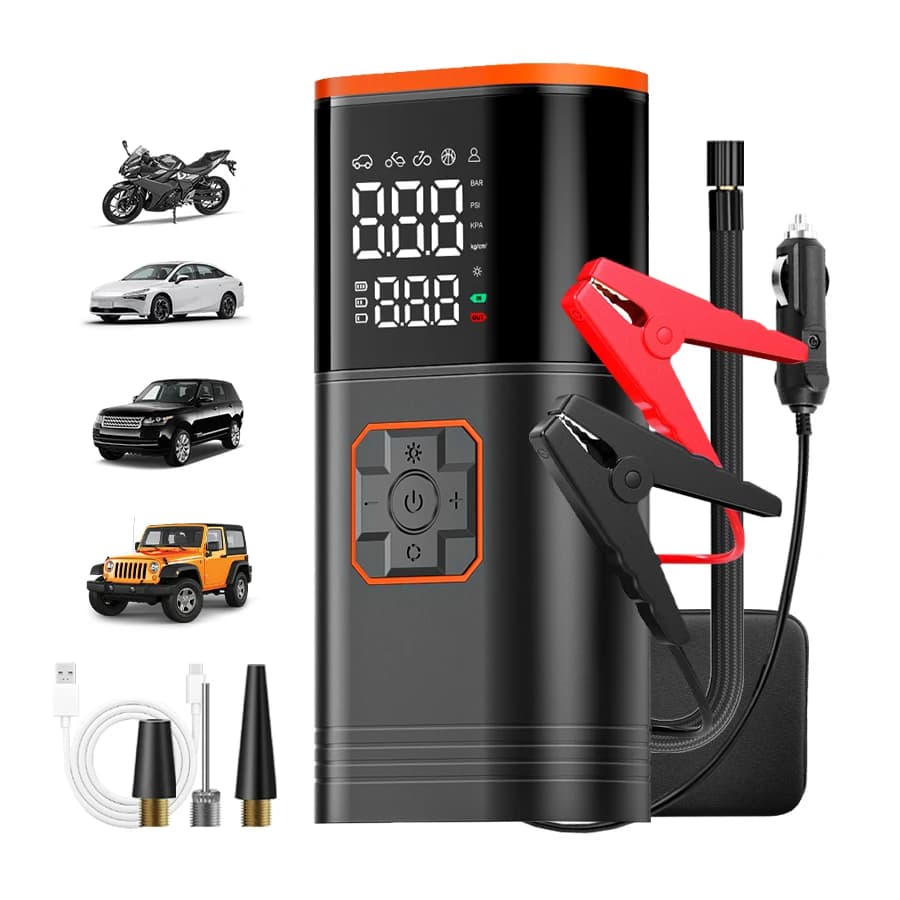gonfiatore per pneumatici portatile pompa di gonfiaggio per pneumatici gonfiatore per pneumatici per auto compressore pompa di aria pompa di aria per auto pompa di gonfiaggio per pneumatici