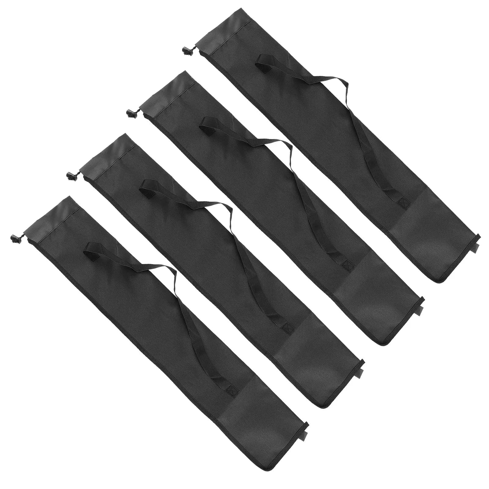 4Pcs Waterproof Trekking Pole Bags Lightweight Hiking Pole Carry Shoulder Storage Pouch Outdoor Trekking Poles Organizer Carry