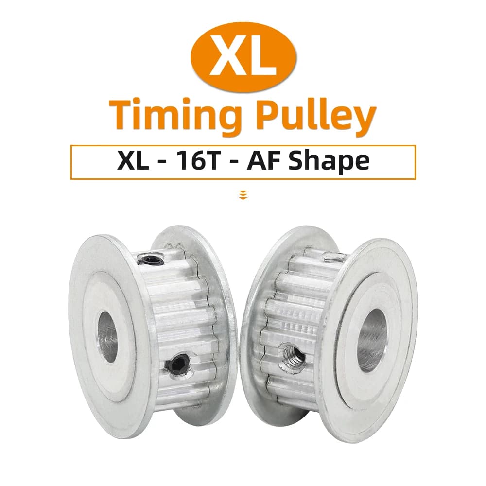 1 pz XL16T Puleggia Dentata Tipo AF Foro 4-20mm Ruote Sincrone Per 10/15mm Larghezza Cinghia Dentata Parti Della Stampante 3D 16 Denti