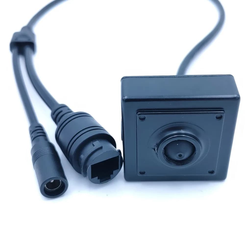 ICSEE XMeye POE Small IP CCTV Box Camera 4MP Resolution Wide Angle Cloud Surveillance CMOS Sensor Motion Detection Memory Card