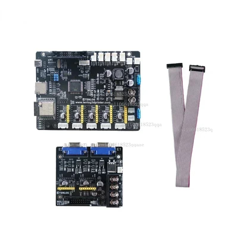 Scheda Madre Silenziosa TENLOG per Stampante 3D Marlin 2.0, Controller a 32 bit di Nuova Generazione con WiFi (senza scheda TF)
