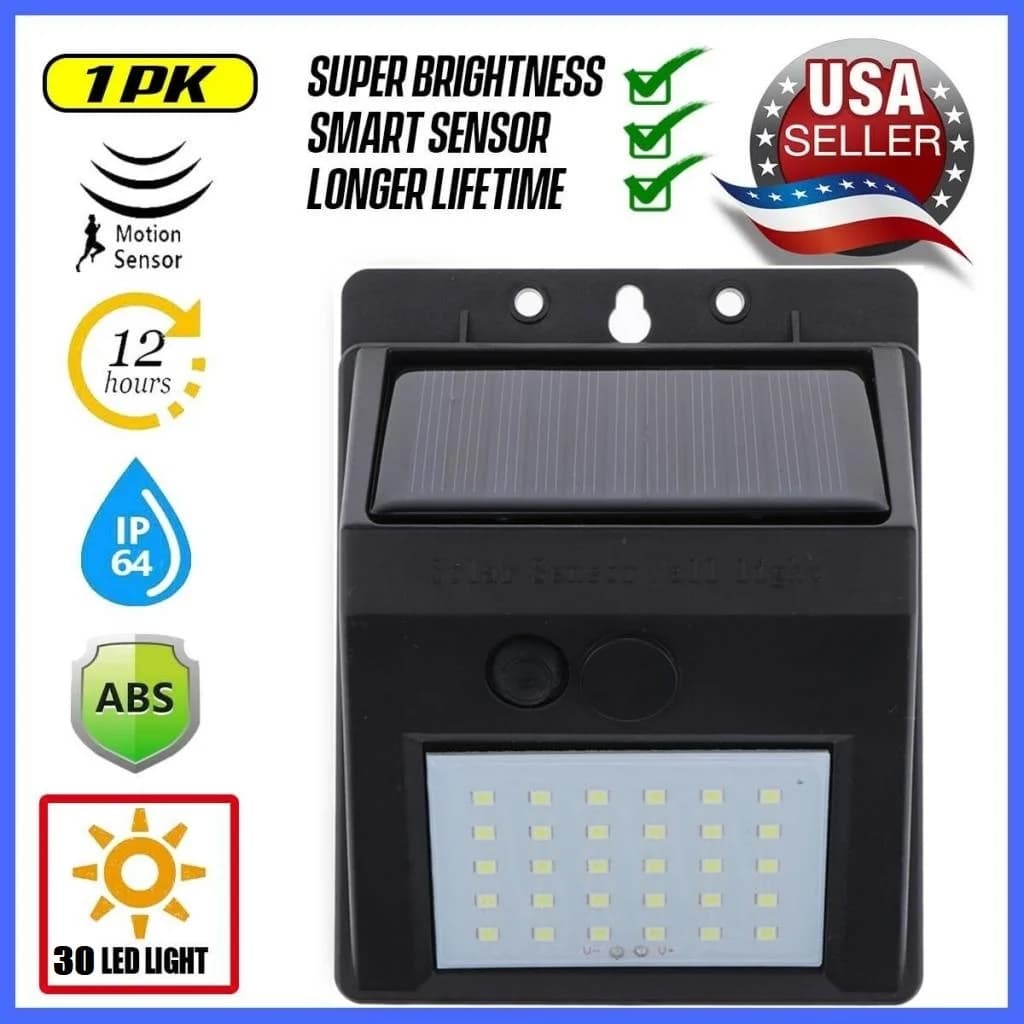 Lampada da Parete LED Solare per Esterni, Illuminazione Impermeabile per Cortile, Corridoio, Terrazza, Sicurezza Notturna