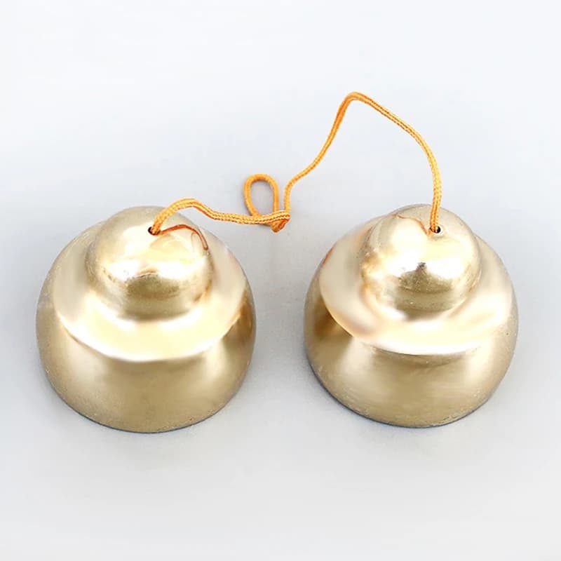 Copper Tinkle Bell Professional Handmade Tibetan Bell Meditation Sound Healing Adult Children's Musical Bells Orff Instruments
