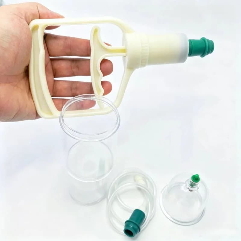 Wholesale Portable Vacuum Cupping Set for Men, Pump Gun Massage Cups, Anti-Cellulite Detox Health Care