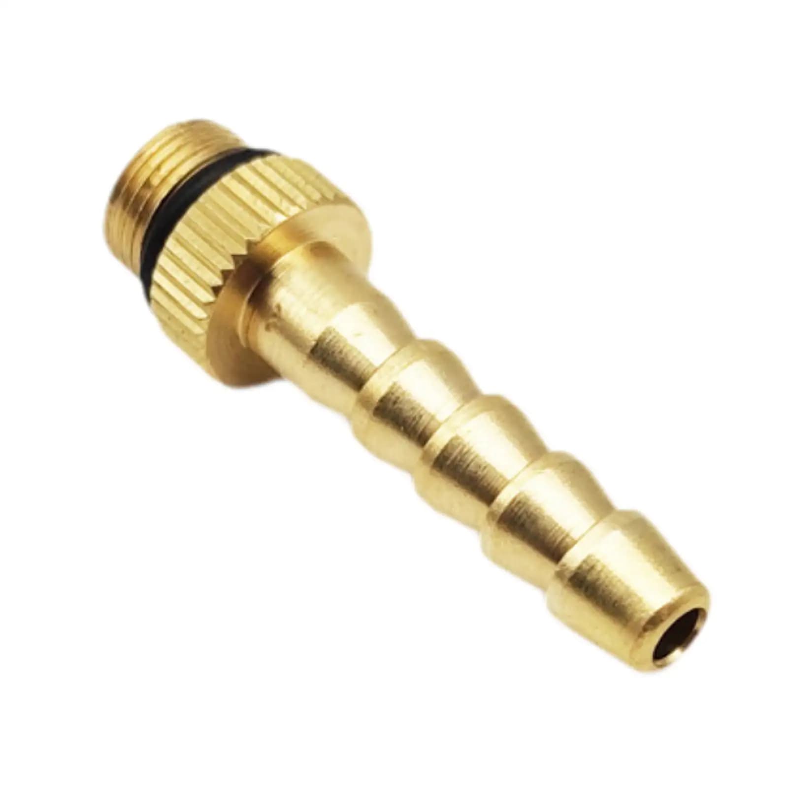 Adapter for gas tank 7/16" gas connection Adapter for conversion of camping equipment Flat gas