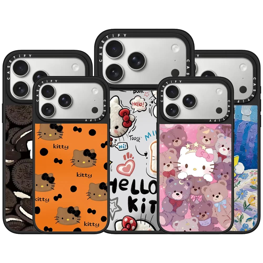 CASETiFY Co-branding HelloKitty Custodia Protettiva Magnetica per iPhone 13 15 14 16 17 Pro Max 16 Plus Air