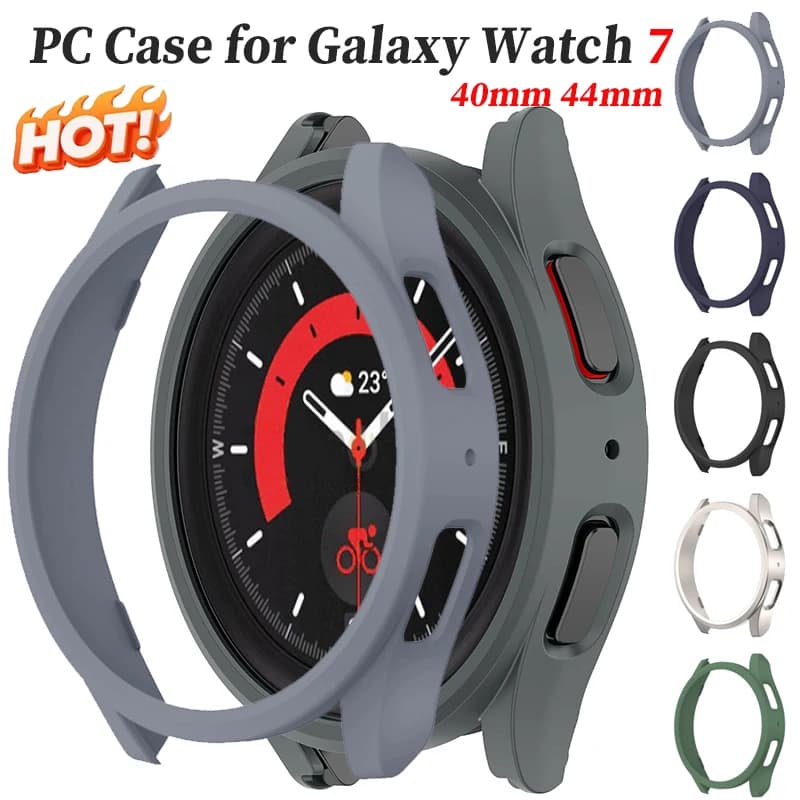 Protective case for Samsung Galaxy Watch 7 40mm 44mm, smartwatch cover with full protection cable bumper, Galaxy Watch 7 accessories