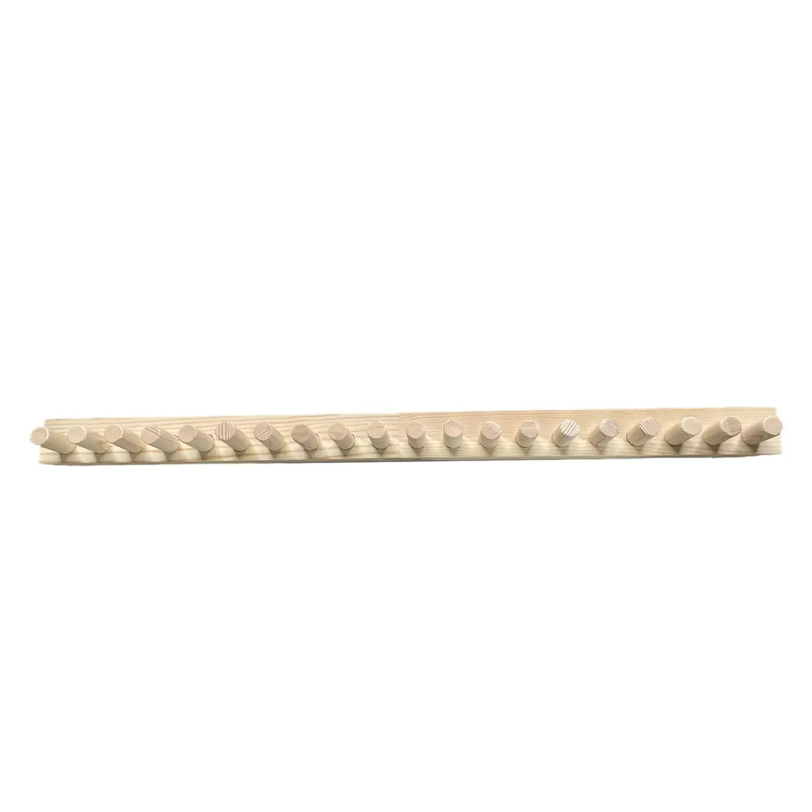 Chunky Yarn Blanket Loom Adjustable Wooden Frame Hand Knitting Weaving Loom for DIY Throw Blanket Embroidery Hobby Tool