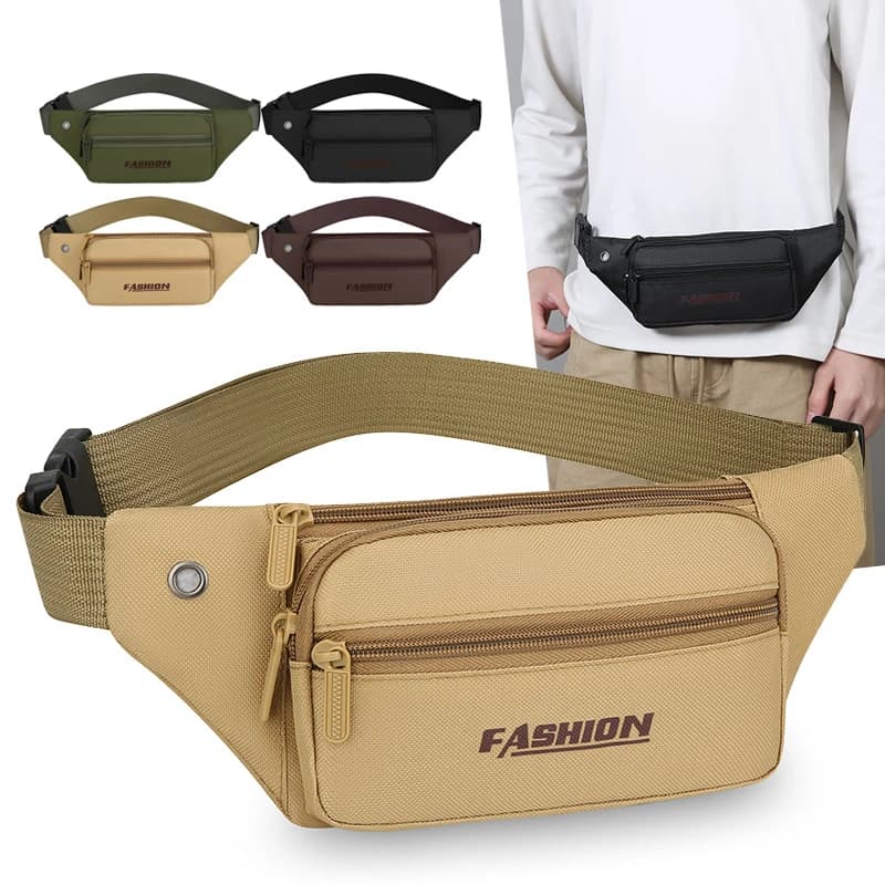 Unisex Lightweight Waist Bag – Multi-task Running Bag for Phone, Coins, Travel, Hiking and Camping