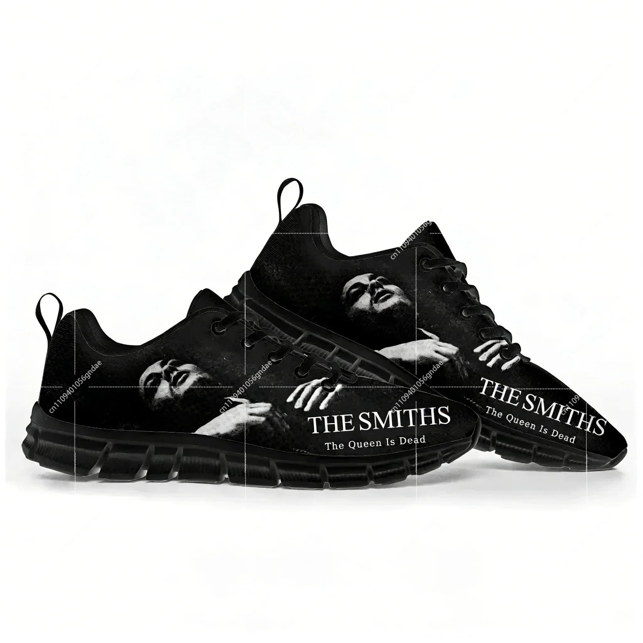The Smiths Rock Band Pop Sports Shoes Sneakers da uomo e da donna, scarpe casual personalizzate per coppie, nere